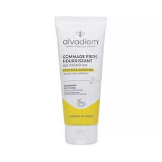 Alvadiem Gommage Pieds Nourrissant au Miel d’Acacia Bio – 75 ml