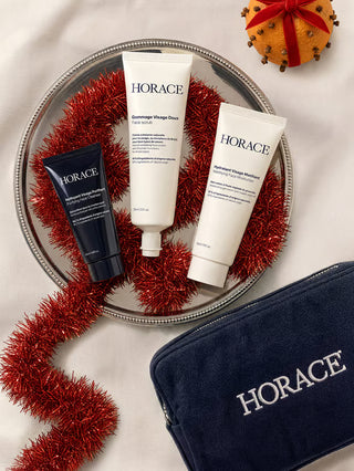 Horace – Kit Routine Visage Homme 3 Soins & Trousse | Paraplus