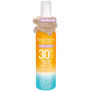 Respectueuse Huile Solaire SPF30 100ml