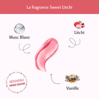 Musc Intime – Huile Pailletée Corps Glow Litchi 100mL | Paraplus