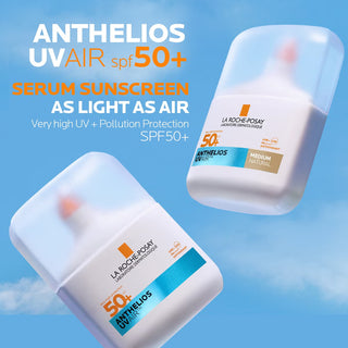 La Roche-Posay Anthelios uvair serum sunsceen SPF50+ finit naturel et léger parapharmacie paraplus