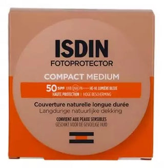 ISDIN - Fotoprotector Compact MEDIUM SPF50 Couverture Naturelle 10 g