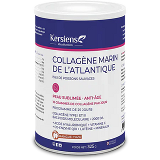 Kersiens – Collagène Marin Peau sublimée Mangue Yuzu 325 g