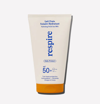 RESPIRE – Lait Frais Solaire Hydratant SPF50+ – Protection solaire