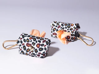 BANDIT-  Pochette pour sacs à crottes léopard - POO'CHETTE WILD WILD WOUF