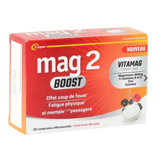 Cooper - Mag 2 Boost – Comprimés effervescents 20 unités