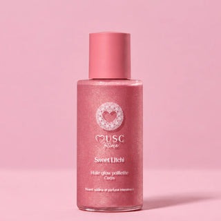 Musc Intime – Huile Pailletée Corps Glow Litchi 100mL | Paraplus
