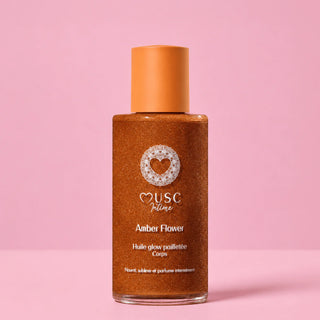 Musc Intime – Huile Pailletée Corps Amber Flower 100mL