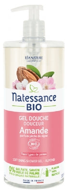 Natessance Gel Douche Douceur Amande Bio 1 L