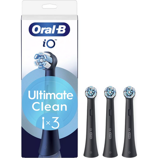 Oral-B iO Ultimate Clean – Pack de 3 Brossettes de Rechange Noir