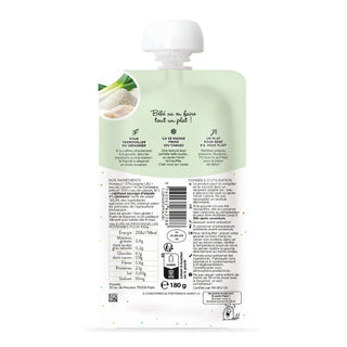 Le Petit Plat Poireau Riz Cabillaud Bio