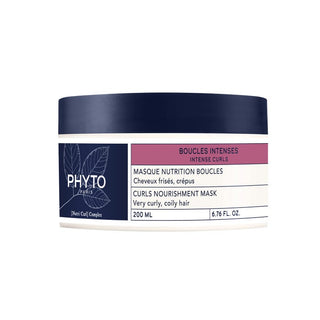 Phyto BOUCLES INTENSES - Masque Nutrition Boucles - Cheveux Frisés, Crépus, 250ml