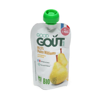 GOOD GOUT Poire Williams dès 4 Mois Bio 120 g