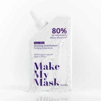 MakeMyMask – Tricho-Detox -Gommage Actif Purifiant Cheveux Gras 200mL