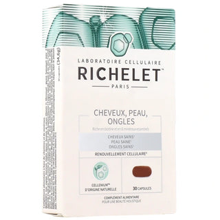 RICHELET Cheveux, Peau, Ongles - 30 capsules