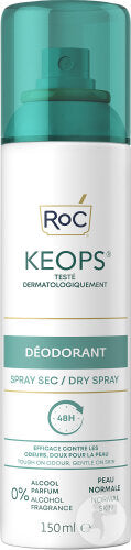 ROC déodorant spray sec 24h dermatologique 