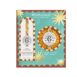 Roger & Gallet Coffret Bois d'Orange Eau Parfumée Bienfaisante 30 ml + Savon 100 g