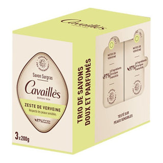 Cavaillès Savon Surgras Zeste De Verveine 3x200g