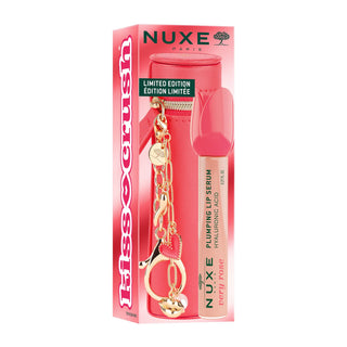 Nuxe Sweet Lemon Sérum Lèvres Repulpant avec Étui Charms