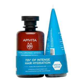 Pack Apivita Hyaluronic Hydra : Shampoing (250 ml) + Après-Shampoing (150 ml)