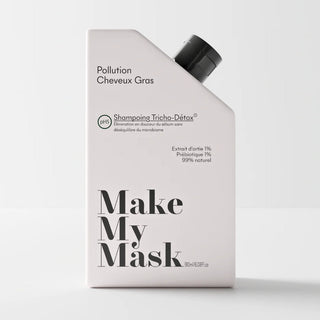MakeMyMask – Tricho-Détox  Shampoing Cheveux Gras pH5 180mL