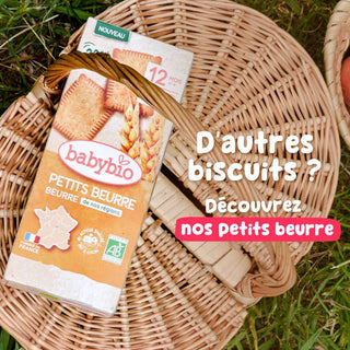 Babybio Biscuits Multicéréales Cacao, Avoine, Blé & Riz (120 g)