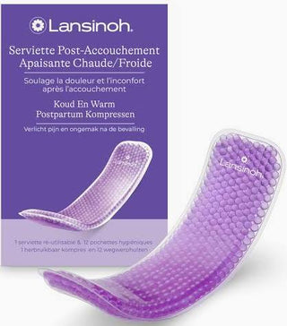 LANSINOH SERVIETTE POST ACCOUCHEMENT Apaisante Froid / Chaud