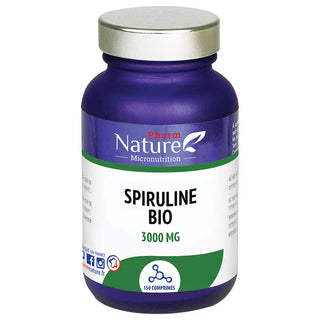 Pharm Nature Micronutrition Spiruline 3000 MG Bio 150 comprimés