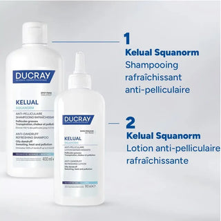Ducray Squanorm Lotion Anti-Pelliculaire Zinc 200ml – Lotion rafraîchissante cuir chevelu pelliculaire