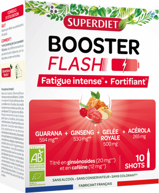 Superdiet Booster flash fatigue intense 10 shots