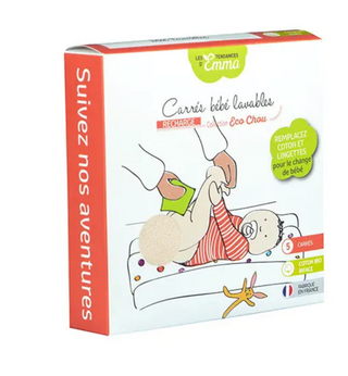 Les tendances d'Emma carrés bébé lavables
