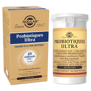 Solgar Probiotiques Ultra – Équilibre de la Flore Intestinale 30 gélules