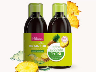 Milical Draineur Minceur Ultra – Goût Ananas – Drainage & silhouette affinée