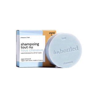 Unbottled  Shampoing Solide Tout Nu - Tous Types de Cheveux