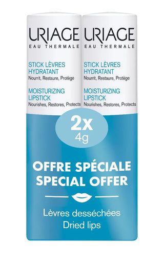 Uriage Eau Thermale stick lèvres hydratant 2x4g