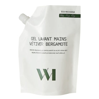 What Matters Gel Lavant Mains Exfoliant Vétiver Bergamote Rechargeable 500ml – Savon mains exfoliant doux