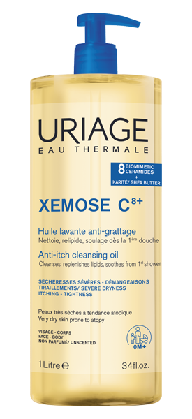 Uriage Xémose C8+ Huile lavante apaisante - 1L