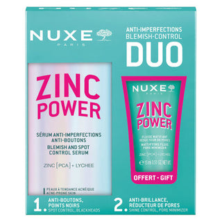 Nuxe Zinc Power Coffret Anti-Imperfections (Sérum 30 ml + Fluide 15 ml)